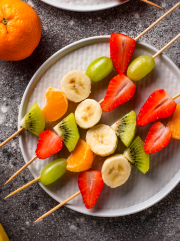 fruit kebobs